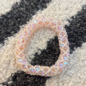Handmade Swarovski Iridescent Beaded Bracelet